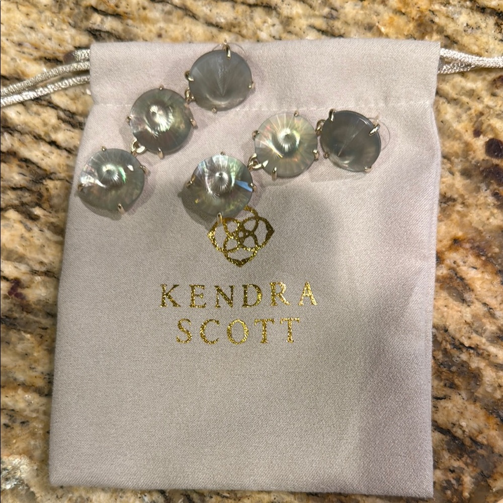 Kendra Scott Gray Statement Earrings - Never Worn!